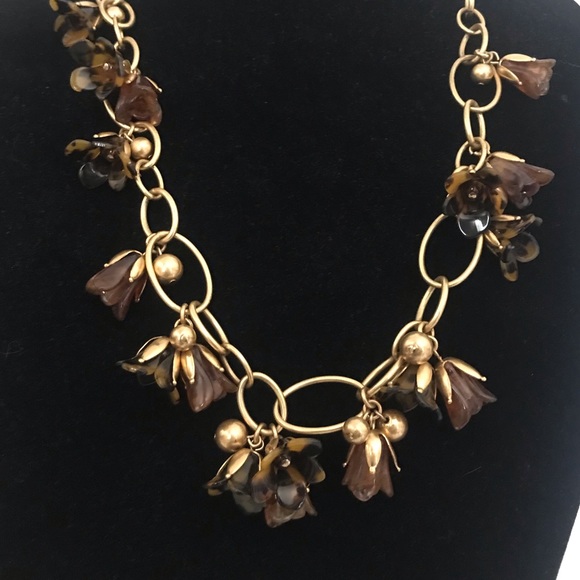 J. Crew Tortoise Shell Necklace - Picture 2 of 14